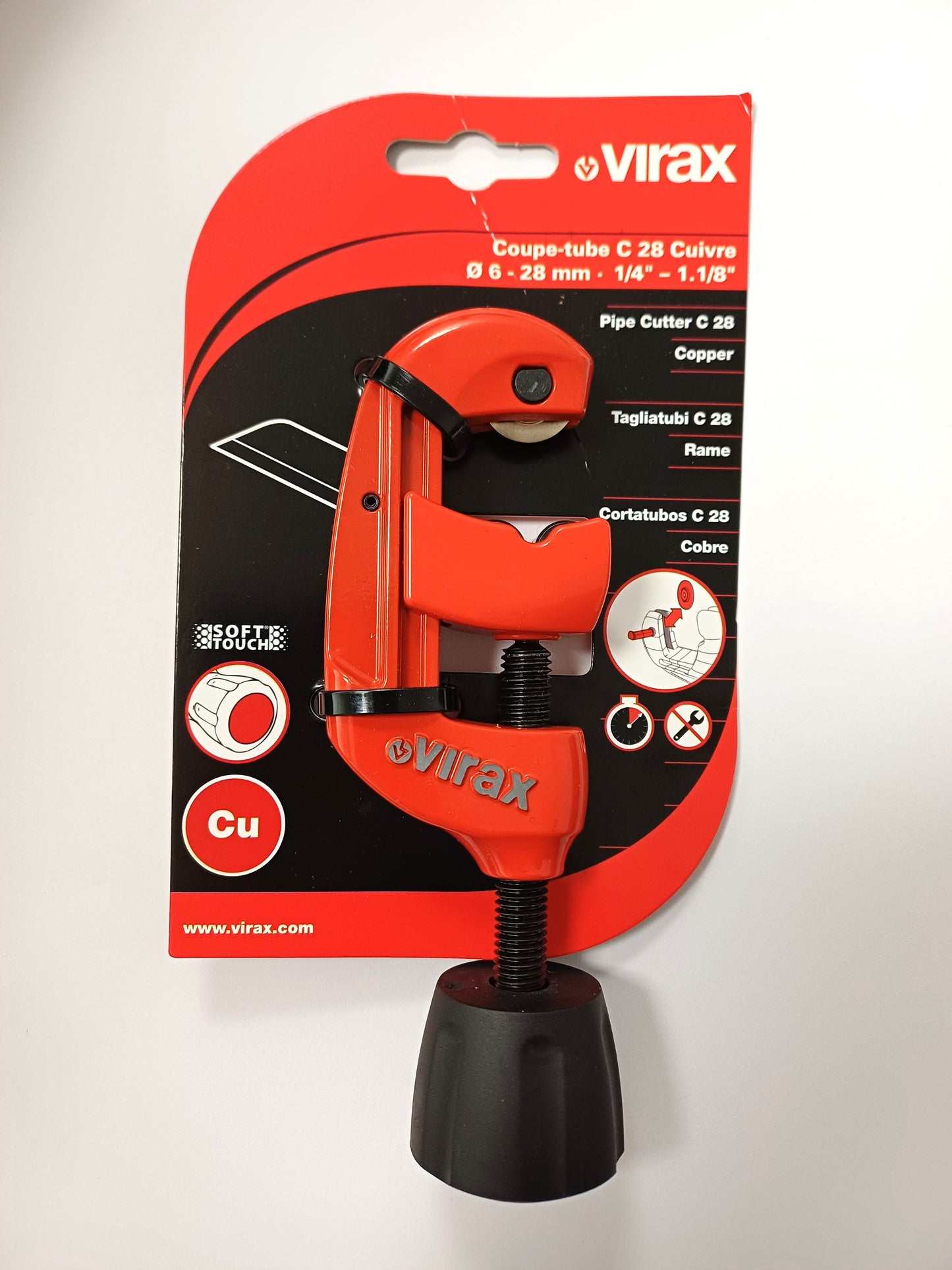 VIRAX - Copper tube cutter Ø 6/28mm - 210441