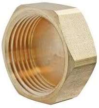 Messing-Stecker weiblich, 20/27 mm (3/4 Zoll), 10er-Pack