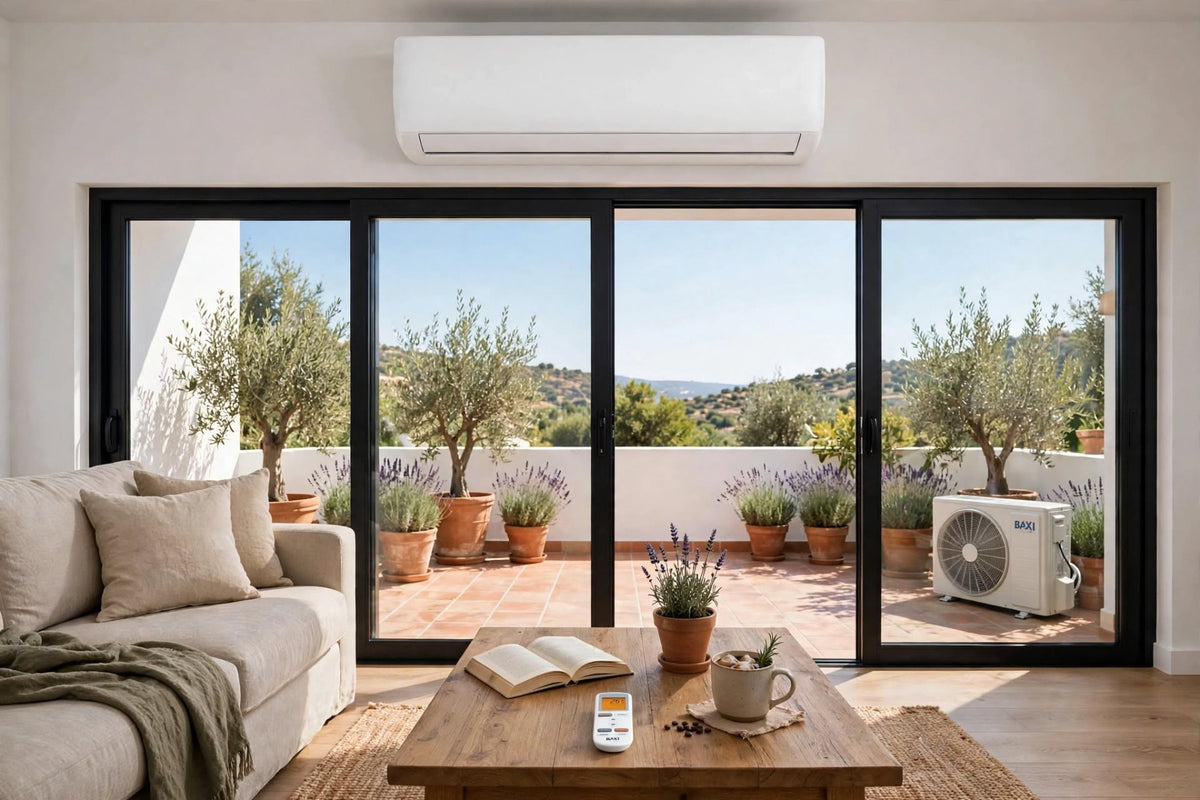 Pompe à chaleur : KIT PAC Baxi Air/Air 2,5kW R32 Monosplit
