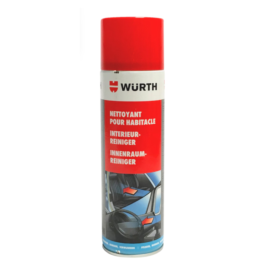 Nettoyant mousse pour habitacle de véhicule automobile - Wurth
