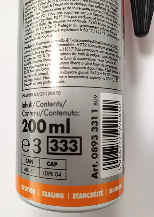 Würth Super RTV Silikondichtstoff Schwarz 200 ml