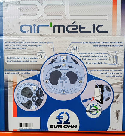EUR'OHM - PACKUNG MIT 100 AIR'METIC D67 P40-BOXEN einfach