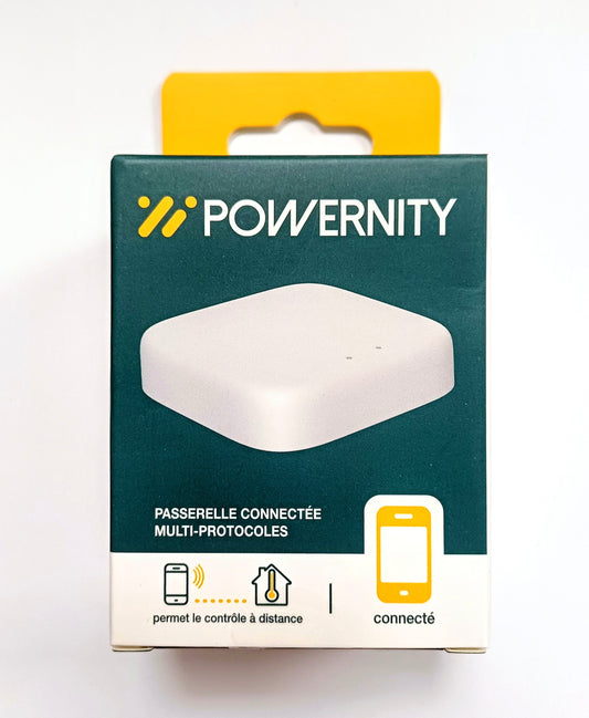 Powernity – Wi-Fi Gateway for Connected Thermostat – Remote Control of Electric or Hydraulic Radiators