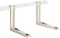Support mural réglable en acier inoxydable pour PAC – 160 kg/Bras, 550x400x790 mm, avec barre de support et niveau à bulle intégré, installation facile, construction robuste