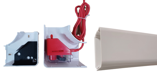 Lift pump for air conditioning with chute