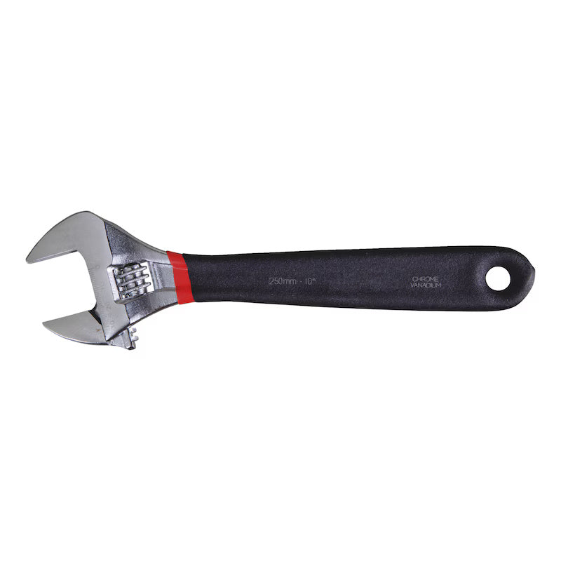 Wurth Adjustable spanner 300MM / 12", PVC-coated handle for better grip and protection against the cold, 0715224012