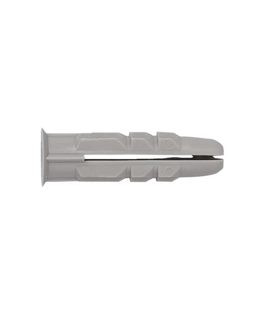 500 Dübel PLX 6 x 28 cm, Grau - Solide Nylonbefestigung für Ziegel, Beton und Putz