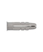 500 PLX 6 x 28 cm Anchors, Grey - Strong Nylon Fixings for Brick, Concrete and Plaster
