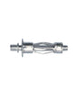 50 Metal Hollow Wall Anchors W-MH with Screw-In Leg 5X50, Excellent Hold, Pre-assembled Anchor with Metric Screw/Threaded Rod