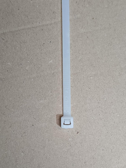Kabelbinder, Beutel, à 50 Riselans 4,5 x 350 mm, weiß.