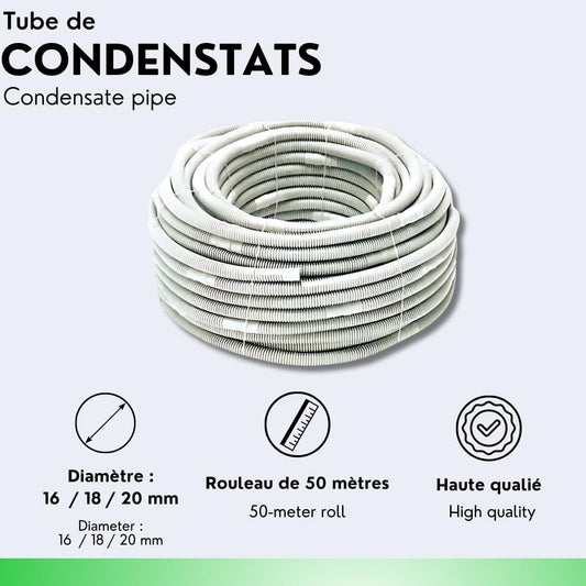 Kondensatablaufschlauch 16/18/20, 50 Meter Rolle
