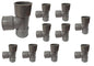 Culotte en plomberie FF 87°30 DN 32, lot de 10 pièces