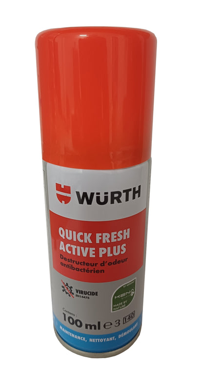 Nettoyant pour climatisation de véhicule-  Quick Fresh Active Plus, lot de 2