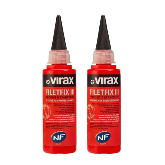 Sanitär-Dichtharz – Filetfix Virax 60 ml – 2er-Pack