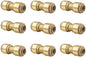 Satz mit 9 "620" Messing-Innengewinde-Instant-Equal-Union-Fittings, Größe 18