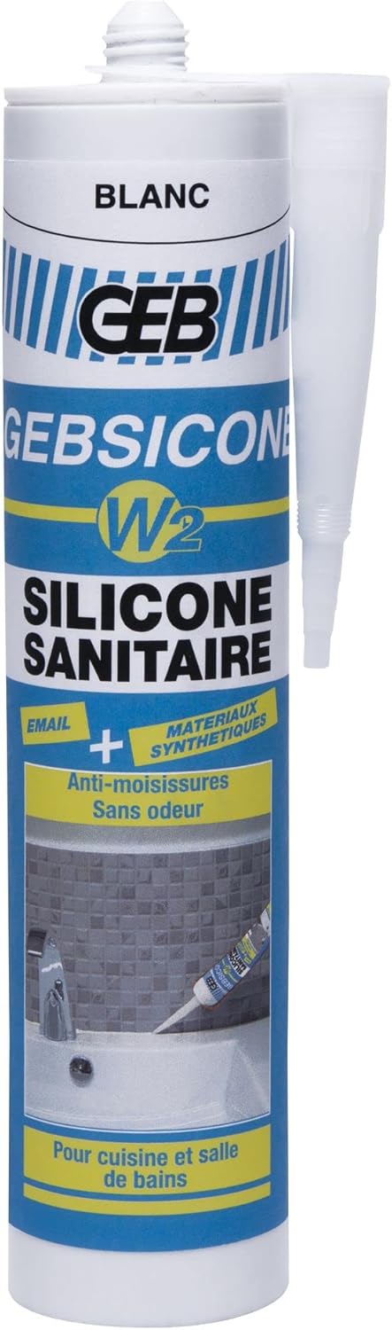 Weißes Silikon - 310 ml - Gebsicone W2 - Geb
