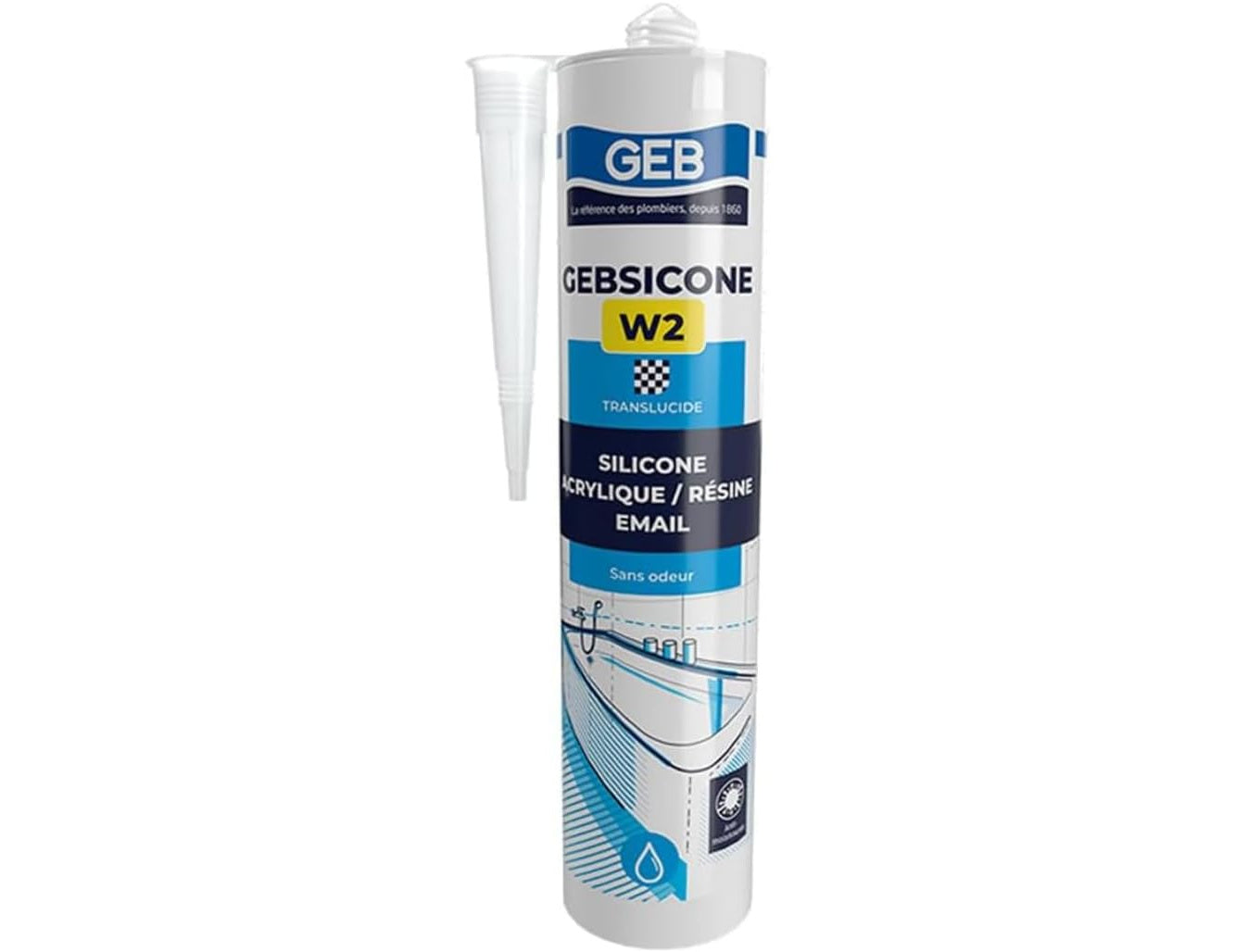 Durchscheinendes Silikon - 310 ml - Gebsicone W2 - Geb