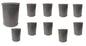 Manchon de plomberie à butée DN 40, lot de 10 unités