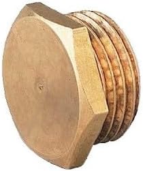 Rohmessing-Stecker, 3/8" Ø 12x17 cm, Beutel mit 10 Stück