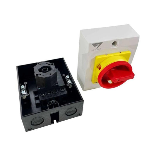 4P 32A vierpoliger Näherungsschalterkasten - IP65 - Vorhängeschlossfähig - IS4P32L - IMO