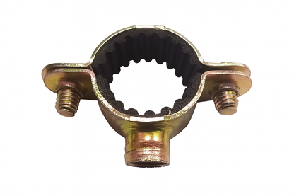 Colliers simples acier bichromaté, 7 * 150 Tuyau 16MM, Wurth, Galvanisé jaune, boite de 50 colliers