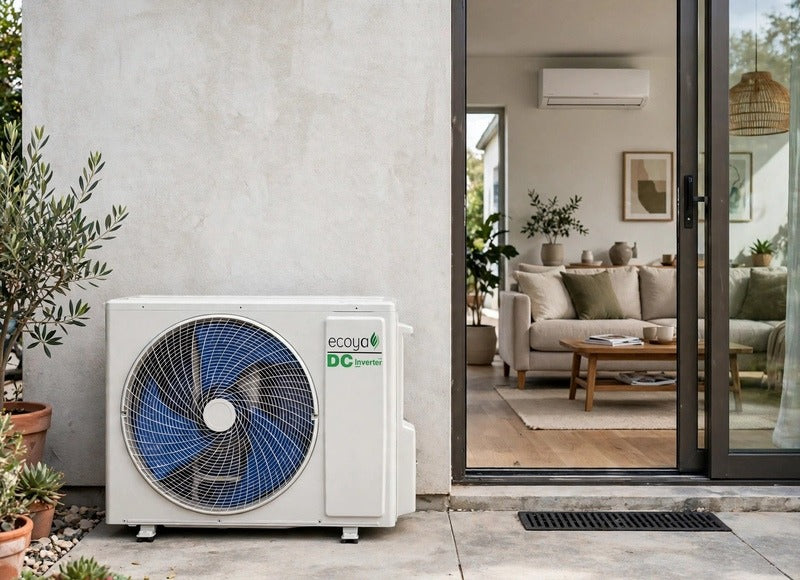 Pompe à chaleur : KIT PAC air/air Ecoya Pentasplit -12kW - 4 sorties