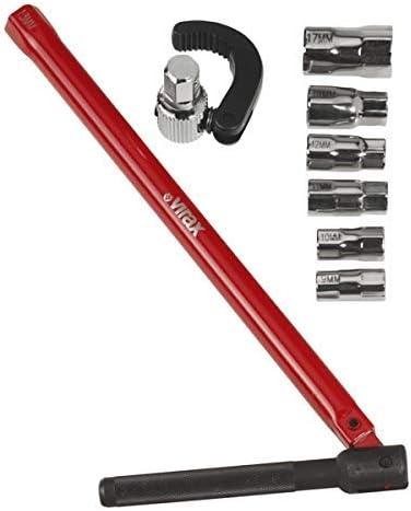 Hahnenmutterschlüssel + 6 Einsätze + Maul - Virax