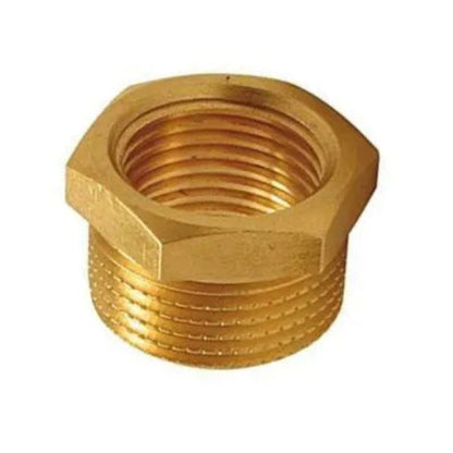 Raccord de réduction en laiton (mâle/femelle) 3/4" x 1/2" - Lot de 30