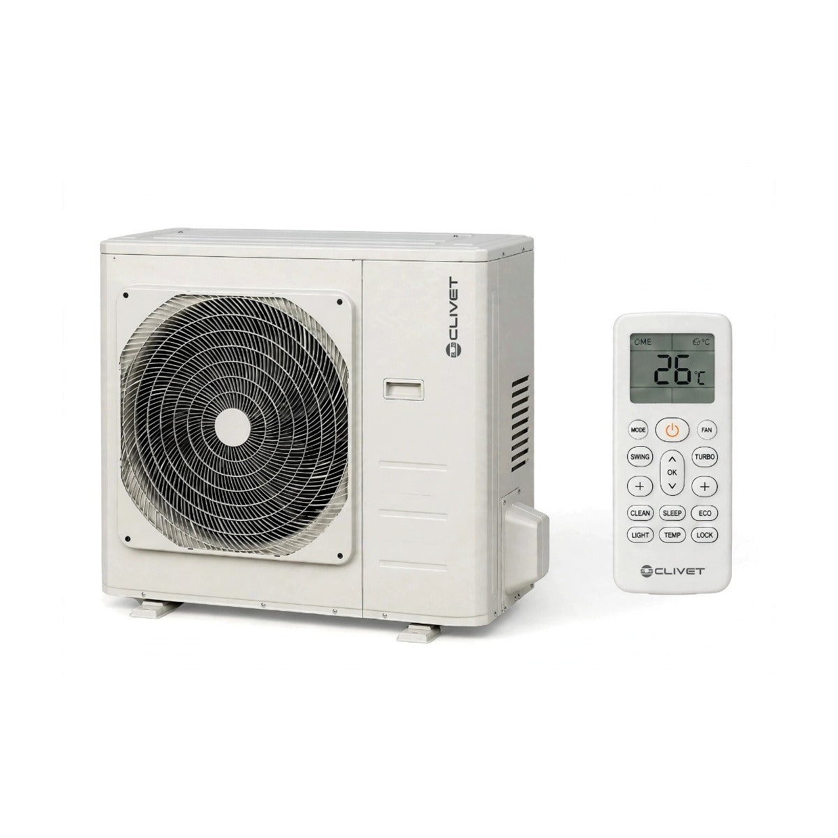Pompe à chaleur : KIT PAC air/air Clivet EZCool Penta-Split - 12,3 kW - 5 sorties