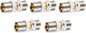 Lot de 5 - Raccords Droits à Sertir Multicouche 26mm - Profil TH jonction égale double PEX-AL-PEX