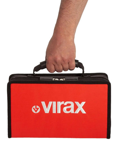Valise outils Plombi'Box 51 pièces clé écrou robinet, douilles traversantes, embouts 1/4'