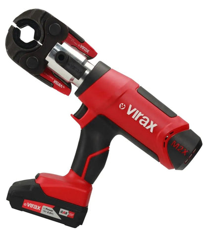 VIRAX Electro-mechanical crimping tool Viper M2X + 2 batteries
