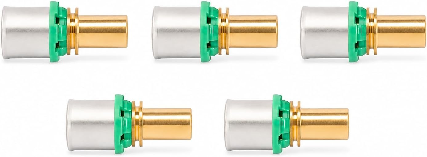 Lot de 5 - Raccord réduction multicouche/cuivre à sertir Ø 20-16 mm