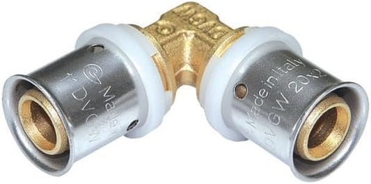Raccord Coudé en Laiton 16 mm, Lot de 50 Pièces