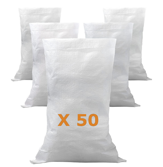 Schuttsäcke, gewebt, ultra-resistent, je 56 x 96 cm, Verkauf im 50er-Pack