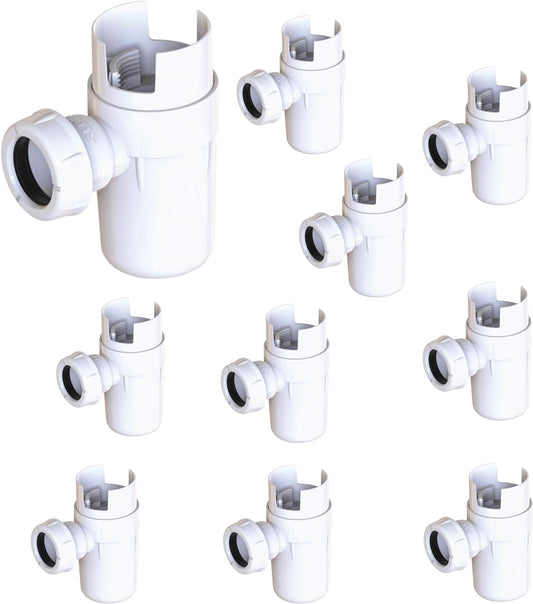 Siphon mit Deflektor, Standard N, mit Deflektor - 10er Set