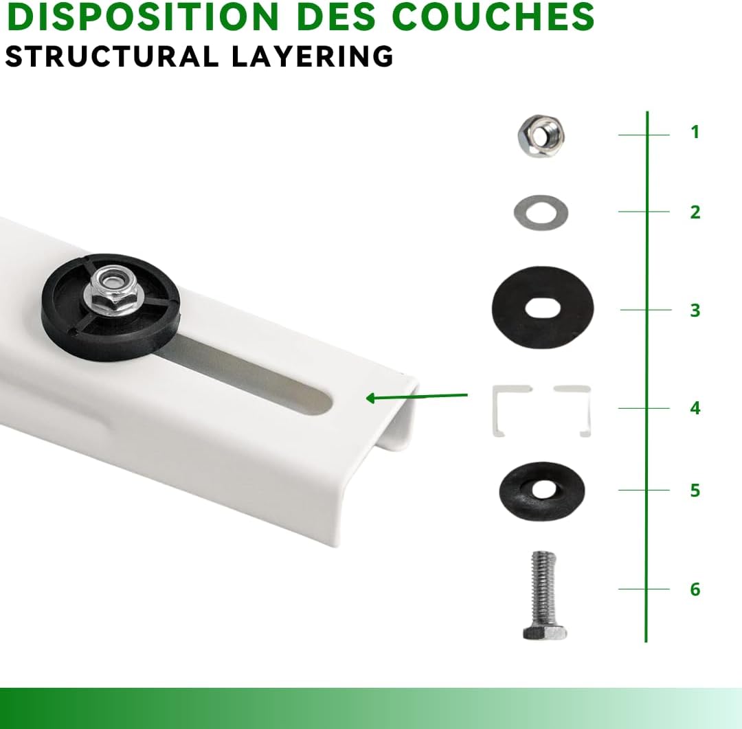 Support mural réglable en acier inoxydable pour PAC – 160 kg/Bras, 550x400x790 mm, avec barre de support et niveau à bulle intégré, installation facile, construction robuste